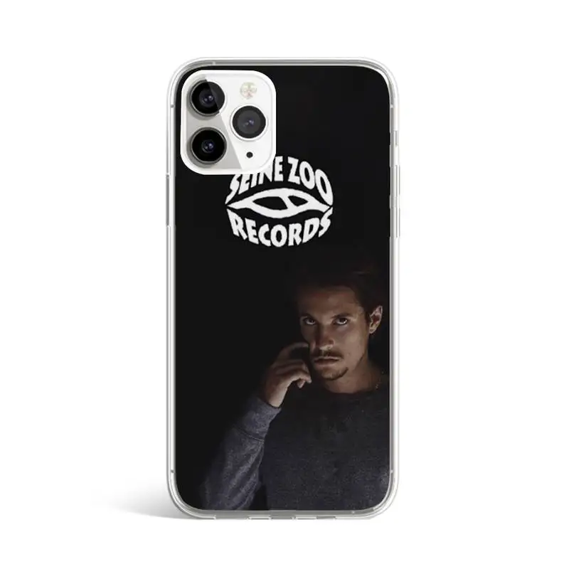 

Nekfeu Rapper Phone Case Transparent for iPhone 11 12 mini pro XS MAX 8 7 6 6S Plus X 5S SE 2020 XR