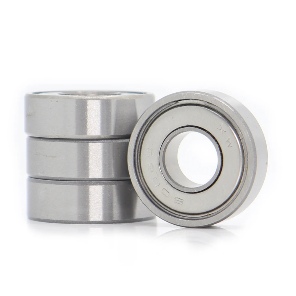 Подшипник 608/9ZZ 9*22*7 мм (4 шт.) ABEC 1 миниатюрный 608 9 ZZ 609X1 шарикоподшипник 608/9