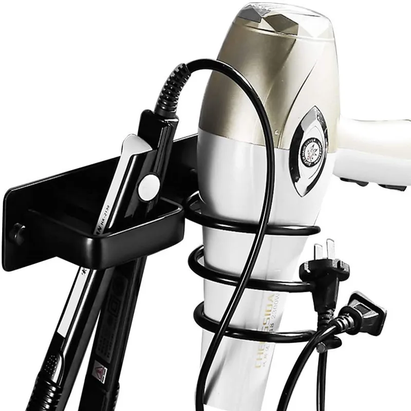 stainless steel hair dryer rack anti rust hair dryer rack stand shelf bathroom accessories holder for hairdryer racks household free global shipping