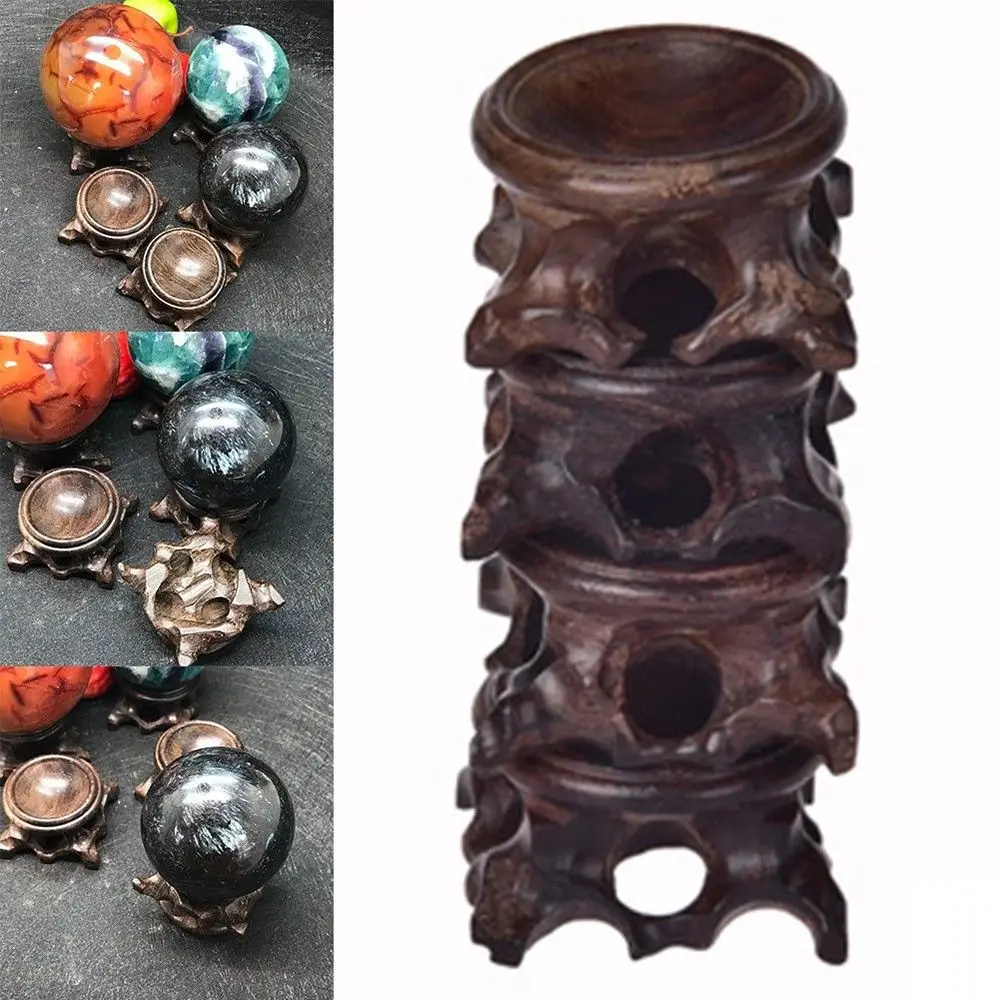 1 шт. деревянная подставка для дисплея хрустального стеклянного шара гадания