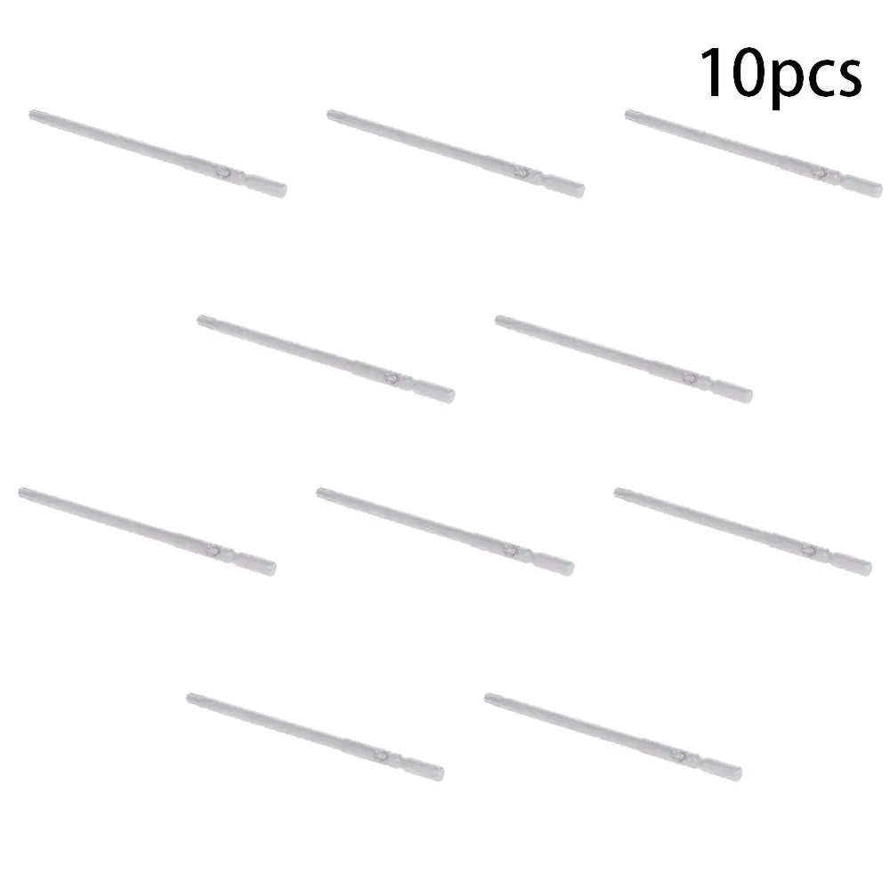 Utoolmart Горячие 10 шт. Torx магнитные отвертки круглые S2 хвостовик диаметр 5 мм/6 мм 100