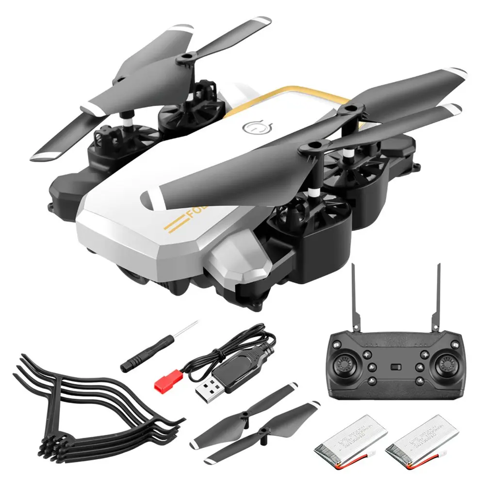Черный LF609 2,4G Wifi FPV RC Дрон с камерой 0.3MP/2.0MP бесщеточный Радиоуправляемый квадрокоптер RTF складной 3D откидной держатель на голову дропшиппинг - Цвет: Черный