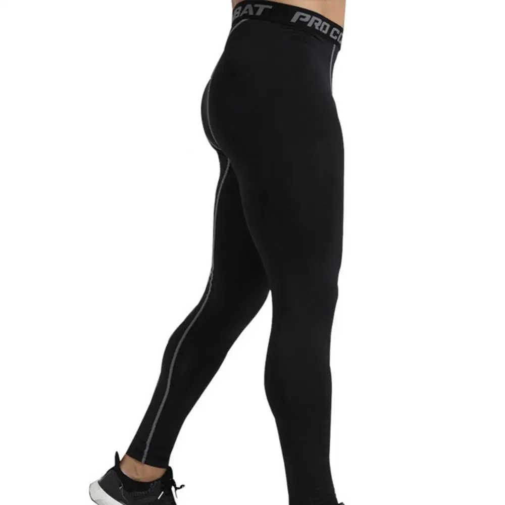 

Men Compression Pants Gym Fitness Sports Running Quick Dry Leggings Tights Sportswear Jog Elastic Pants Long and Short Pant