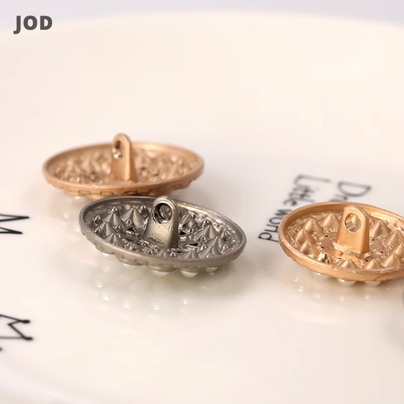 Винтажная металлическая Золотая брендовая пуговица для одежды Женское пальто