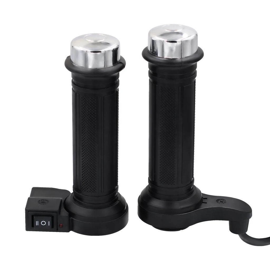 

7/8" 22mm Electric Hand Heated Motorcycle Grips Warmers Hot Handlebar 2016