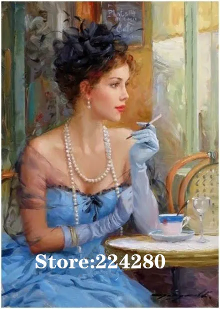 

New Beauty Fashion Glamorous Needlework Cross stitch 14CT Unprinted Embroidery kits Arts Cross-Stitching,DIY Handmade Decor