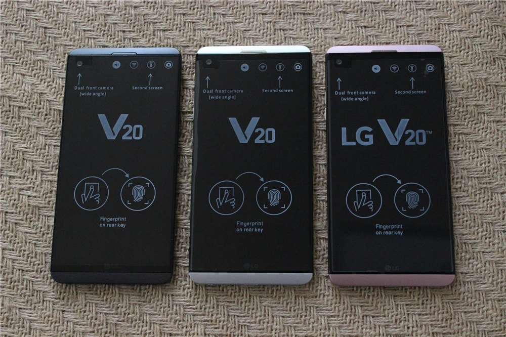 LG V20 4 Гб ОЗУ 64 Гб ПЗУ Android четырехъядерный 5,7 ''16 МП камера 4G LTE смартфон с отпечатком пальца отремонтированный разблокированный телефон