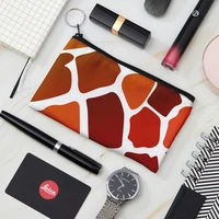new animal skin women fashion decorative pattern coin purse lady wallet canvas small bag with a zipper for gifts