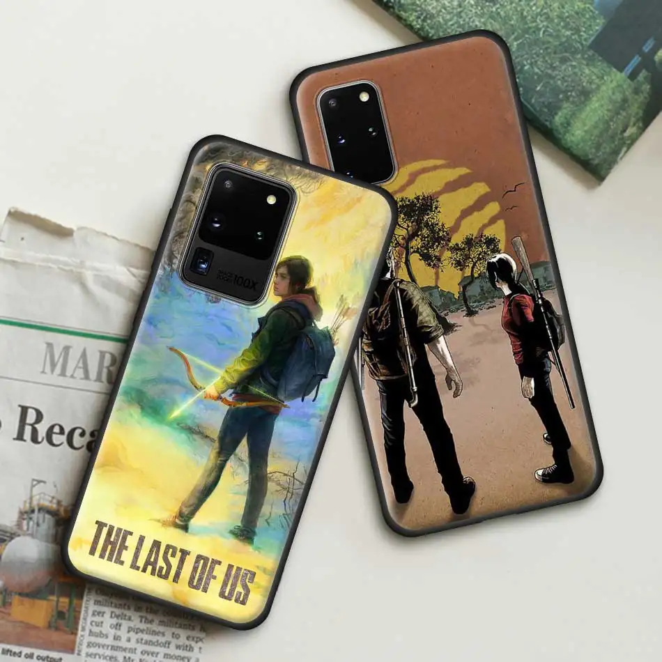 

The Last Of Us game Black Soft Cases for Samsung Galaxy S20 S10 Note 20 Ultra 5G 10 9 Lite S10e S8 S9 Plus Silicon Phone Cover