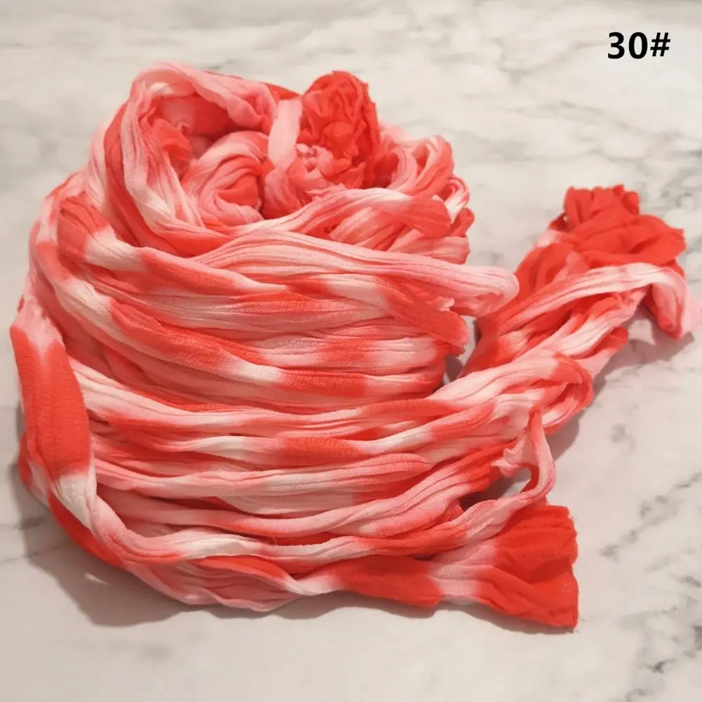 5 Pieces 30 5 шт./лот, растягивающиеся чулки 2,0 м, разноцветные нейлоновые чулки с цветами, аксессуары ручной работы, нейлоновые цветы - Цвет: 5 Pieces 30