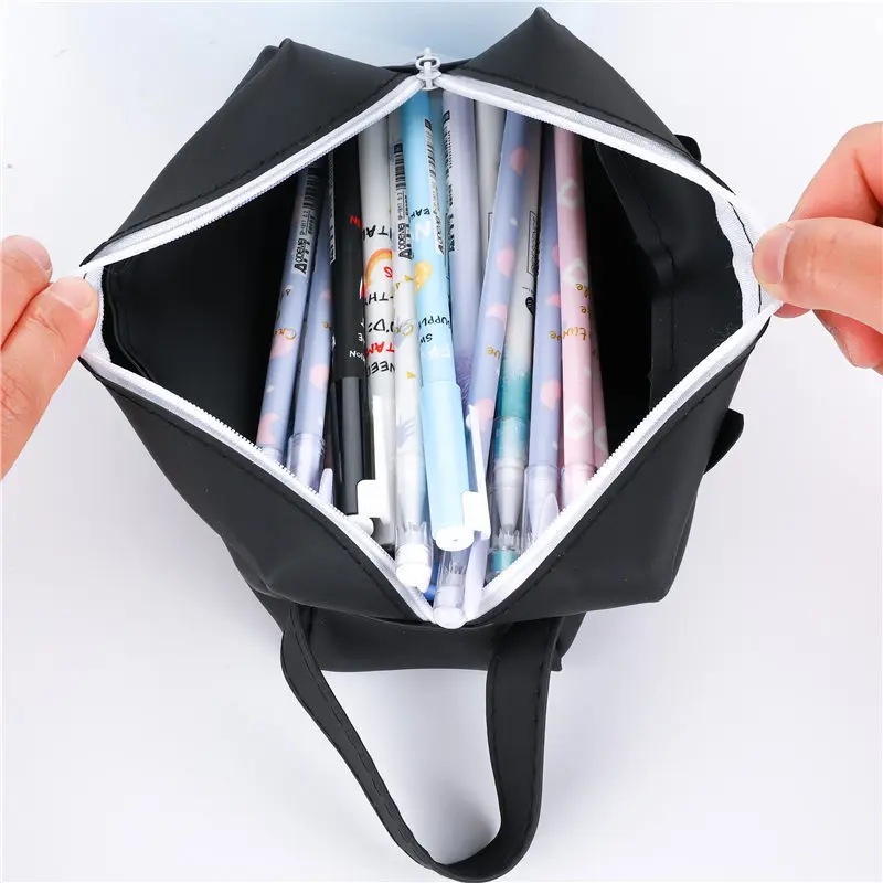 Милый мультяшный чехол для карандашей вместительный школьный футляр ручек милый