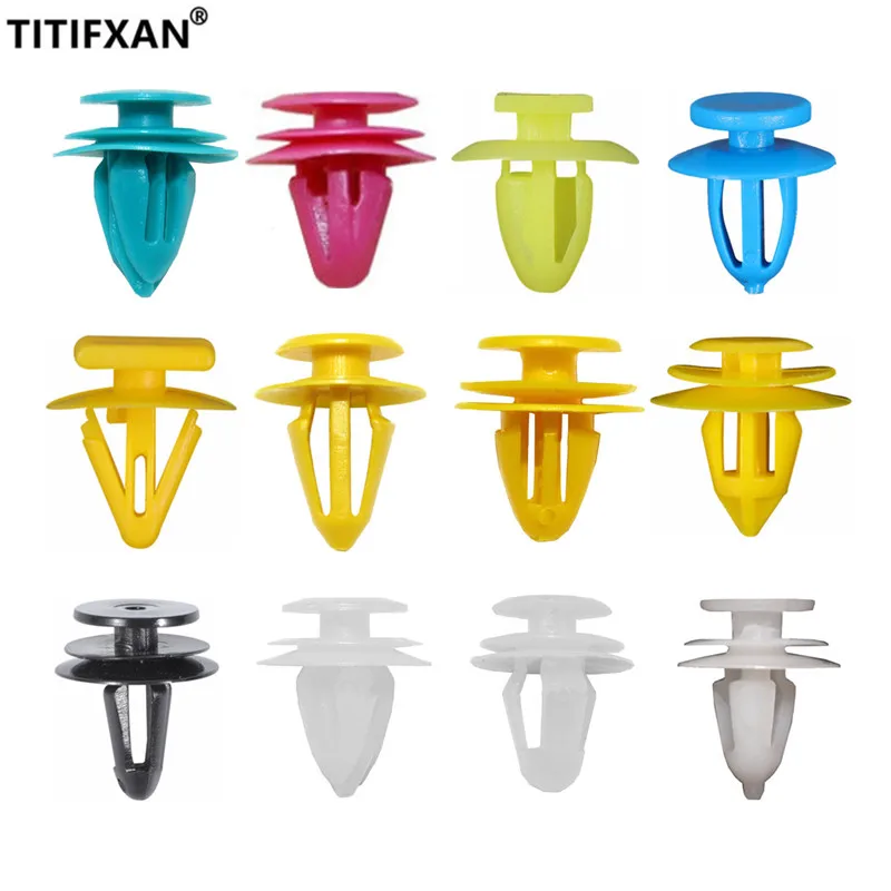 

200Pcs Car Door Panel Trim Plank Tailgate Plate Clips For All Auto Fasteners