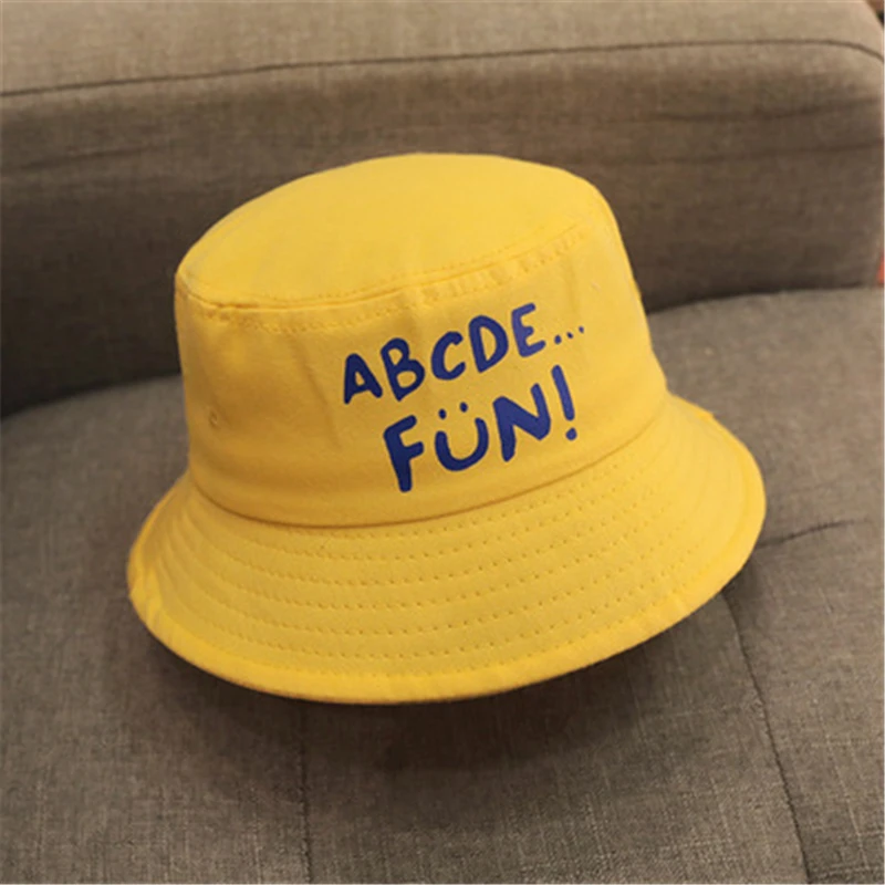 Детские Мультяшные шляпы от солнца весенне-летние хлопковые Пляжные шапки с