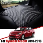 Кожаные Коврики для багажника Kcimo для Hyundai i25 Accent 2010-2016 Verna Solaris Grand Avega, подкладка для багажника, коврик для автомобиля