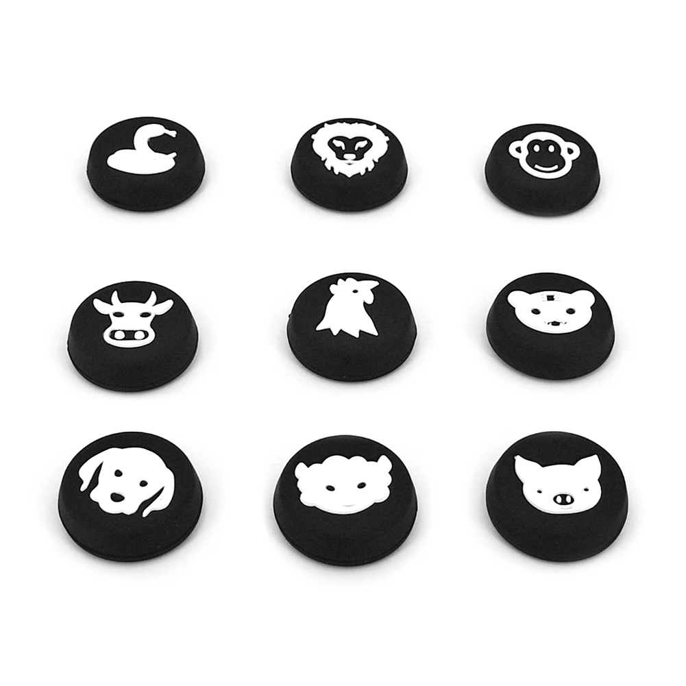 Силиконовая ручка с мультяшными животными для контроллера PS5 Xbox Series S X 9