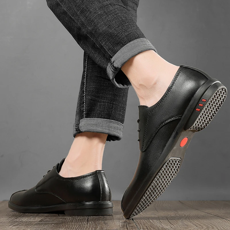 

Mens Casual Shoes Hot Sale Leisure Shoes Casual Leather For Men Man Fashion Sapatos Men's Wear White