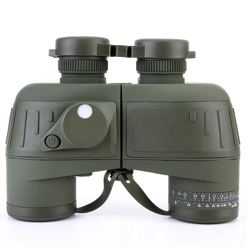 

7x50 Military Binoculars Floating Waterproof Binoculars Built-in Compass Army Marine Binoculars Telescope with Ranging Reticle