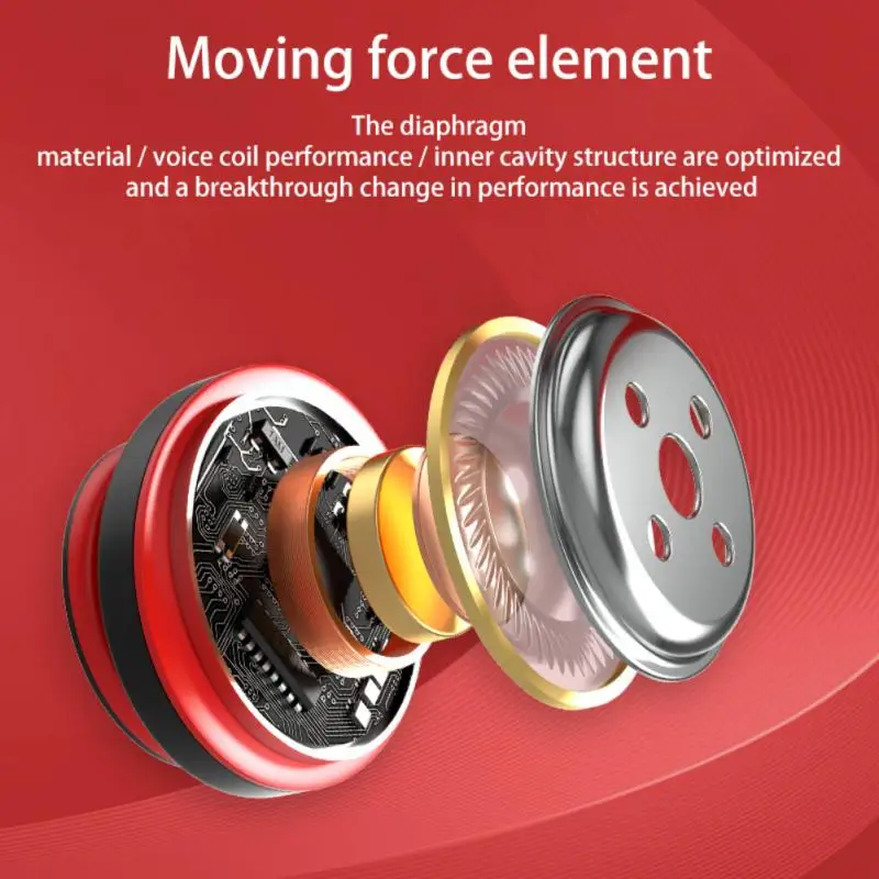 Беспроводные наушники Devil Ear с микрофоном светящиеся стерео синими зубьями