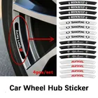 4 шт., автомобильные наклейки для BMW e46 e90 e60 e39 f10 f30 e36 f20 X1 X3 X5 и т. Д.