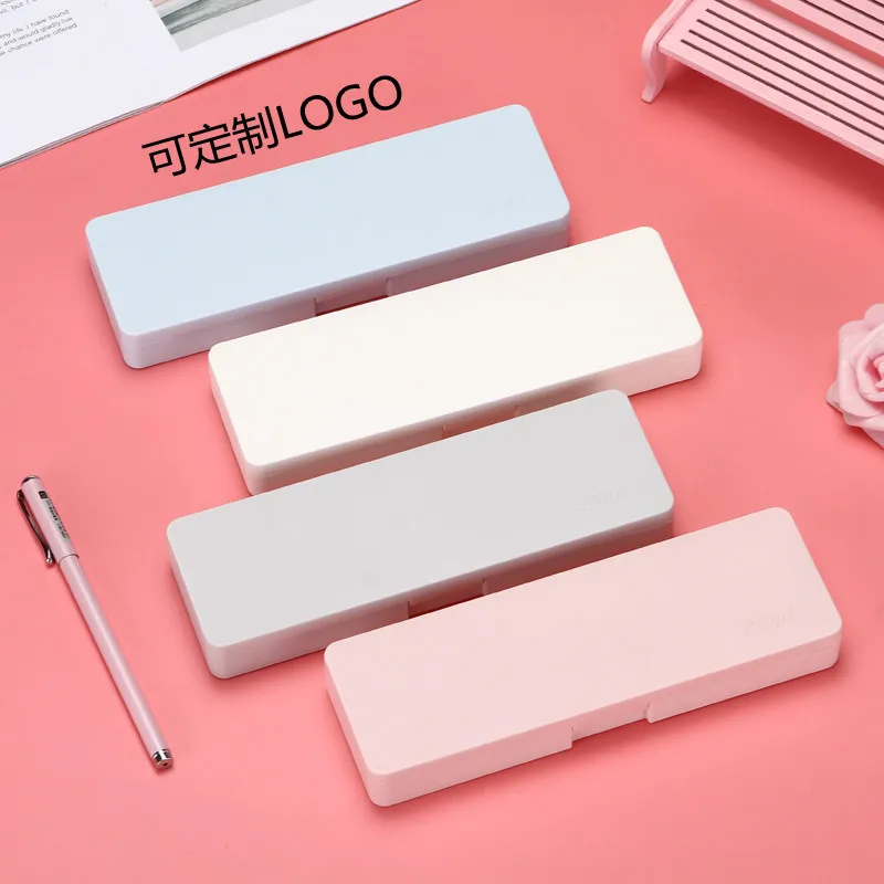 

Square Simplicity Pencil Case Large Capacity Stationery Box Cute School Supplies Organizer Pencilcase for Girl Boy Estuche