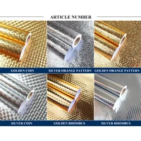 Kitchen Oil-proof And Waterproof Sticker Aluminum Foil Range Hood Stove Cabinet Self-adhesive Wallpaper DIY Contact Paper