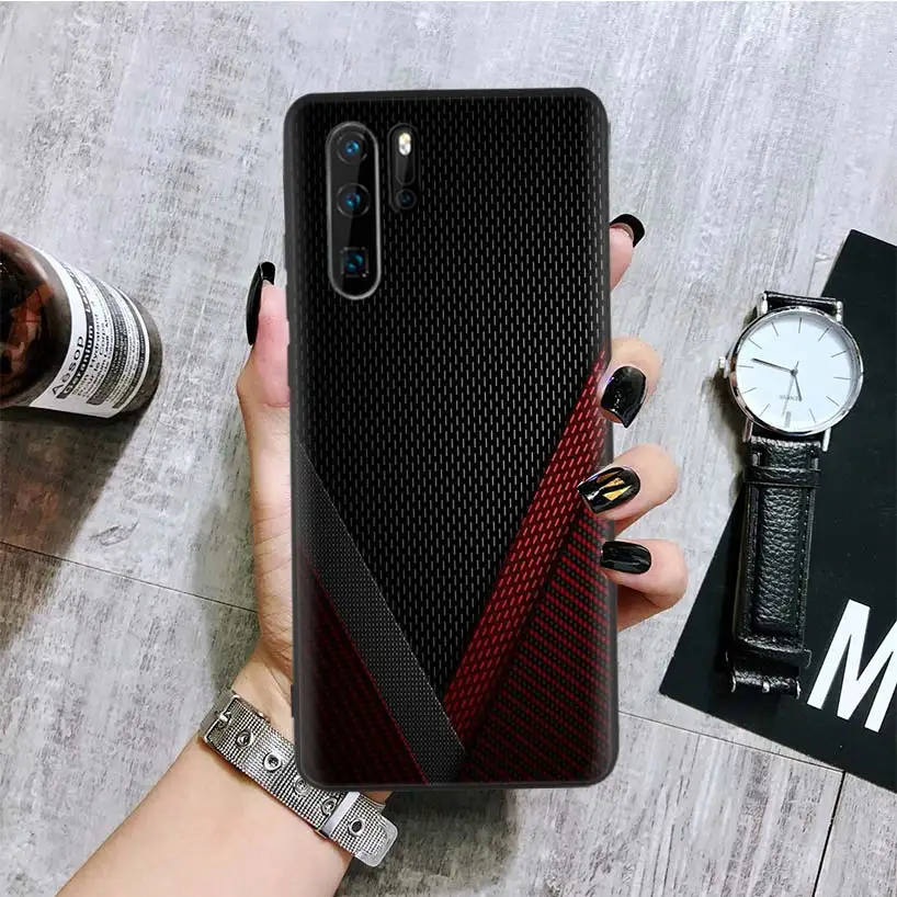 Черный, легкий, темный, черный чехол для телефона huawei mate 30 20 10 P30 P20 P10 Pro Lite P Smart Z Роскошный чехол