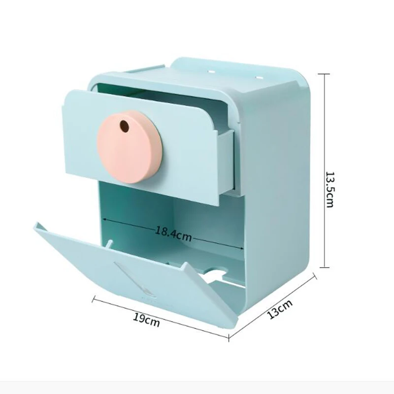 

Toilet Roll Holder Waterproof Paper Towel Holder Wall Mounted Wc Roll Paper Stand Case Tube Storage Box Bathroom Accessories