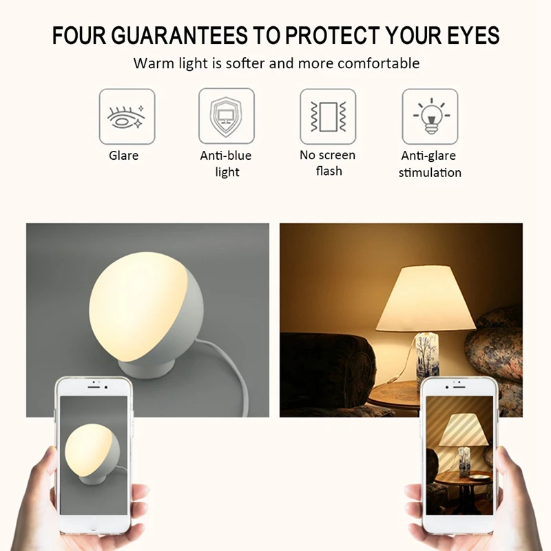

for Amazon Alexa/Google Home LED Light Bulb Smart Eye Protection Table Lamp Wifi ligent Light Bulb US PLUG