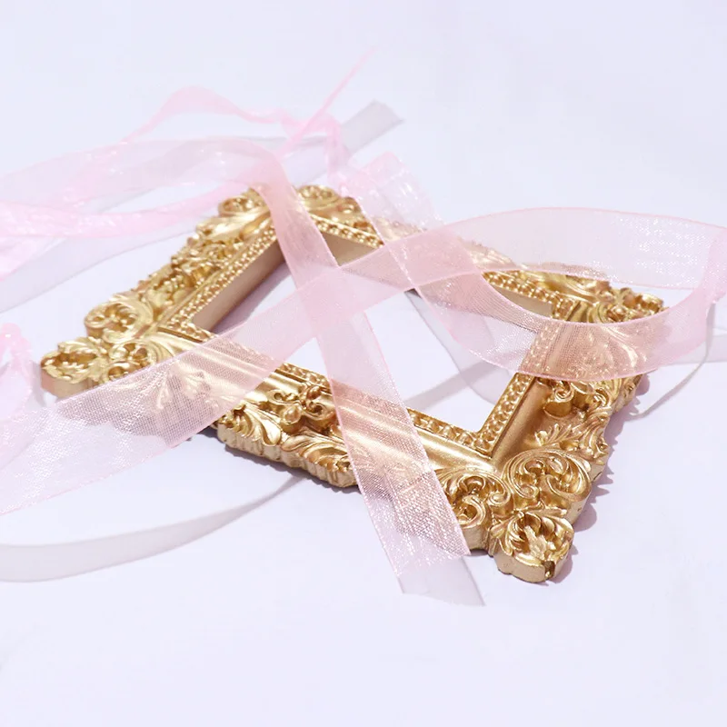 Европейский Викторианский стиль ретро медный цвет Смола фото украшения для