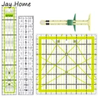 1 шт. линейка для квилтинга, прямоугольная квадратная акриловая линейка для квилтинга, линейка для резки ткани с сетчатыми линиями для квилтинга, шитья и поделок