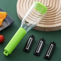 peeling knife with tube peeler peeler storage peeling household peeler multifunctional storage type