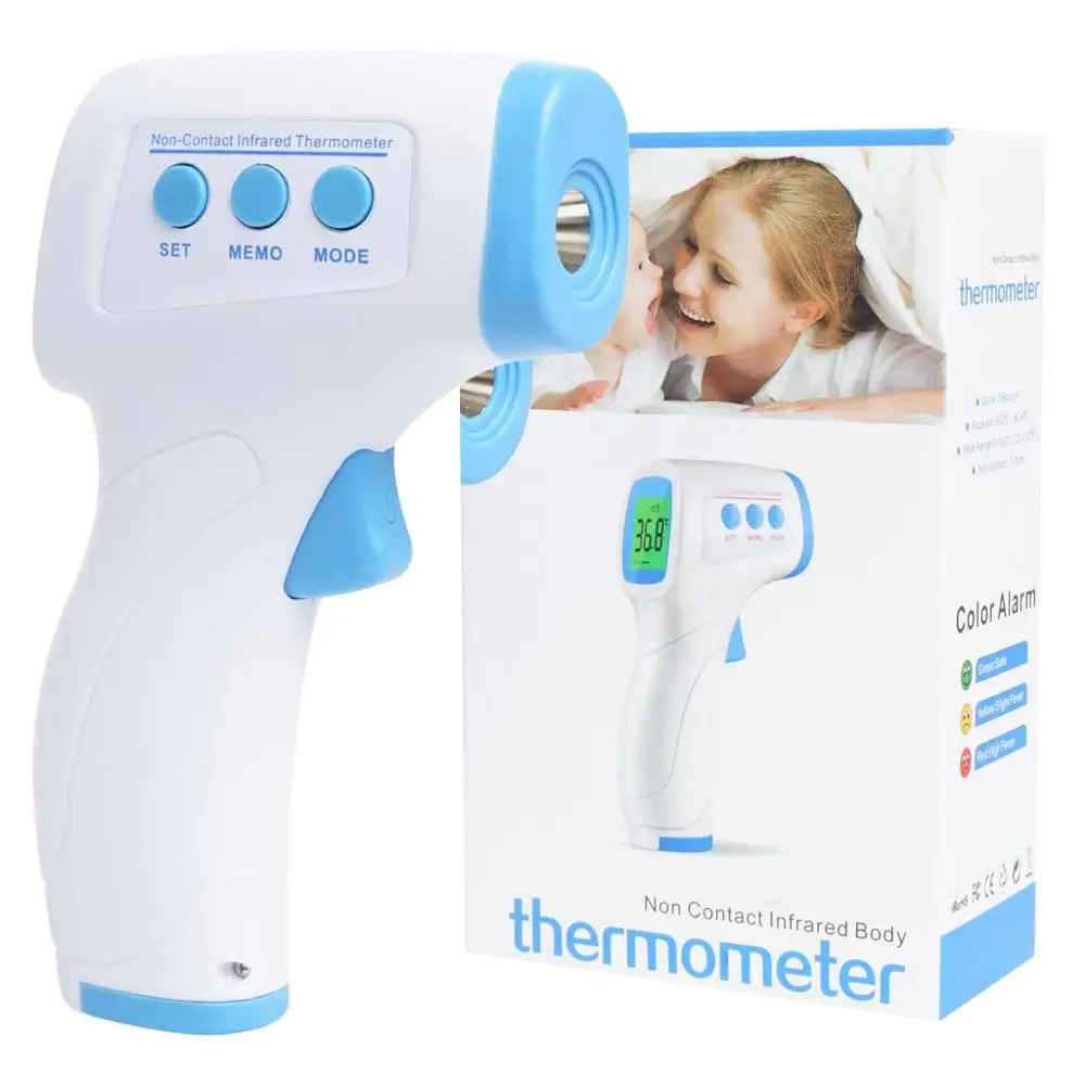 Детский цифровой инфракрасный термометр пистолет бесконтактный инструмент для