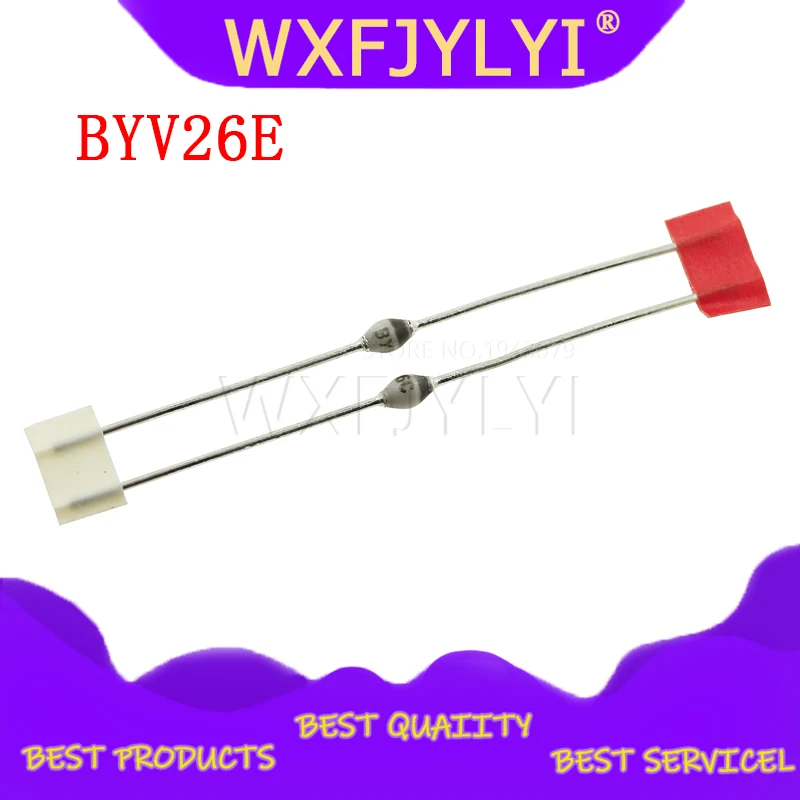 Диод Быстрого Восстановления BYV26E SOD57 1000 В, 10 шт./лот, новая оригинальная