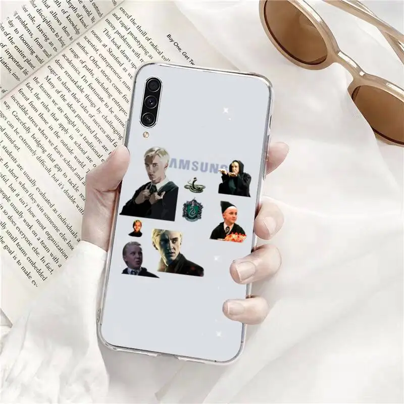 

Draco Malfoy potter friend Phone Case Transparent for Samsung A71 S9 10 20 HUAWEI p30 40 honor 10i 8x xiaomi note 8 Pro 10t 11
