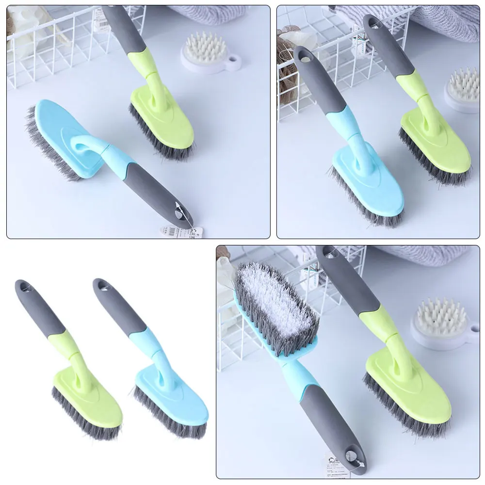 

2Pcs Household Cleaning Brushes Bathtub Brushes Bathroom Cleaning Brushes