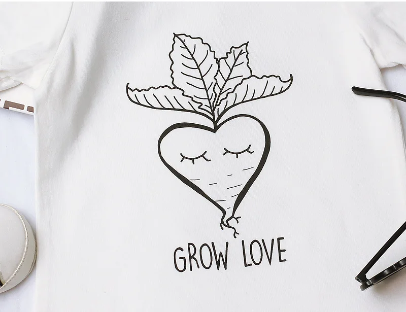 

Infant Boys Cotton Clothing Summer Newborn Farmhouse Style Short Sleeve Bodysuit Toddler Baby Girls Cartoon Letters Jumpsuit