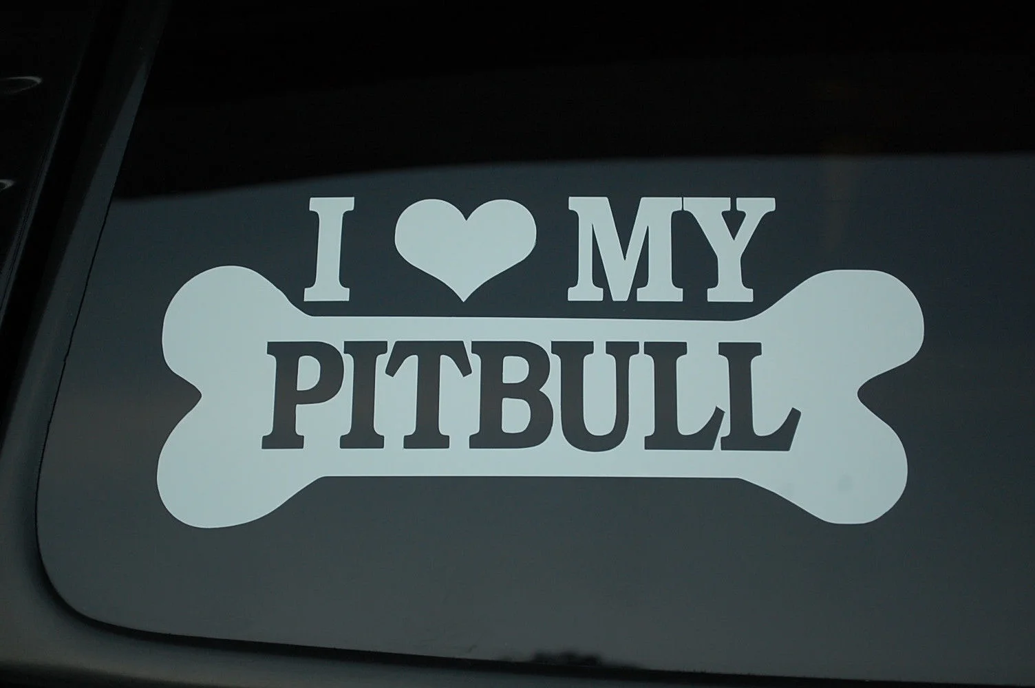 For I Love My Pitbull Dog Vinyl Sticker Decal (170) Rescue Adopt Choose Color!! Car Styling | Автомобили и мотоциклы