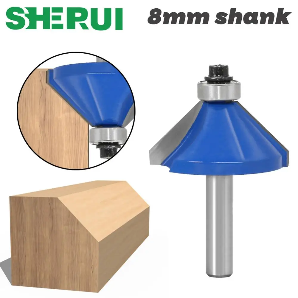 45 градусов фаски край формируя фреза Бит 8 &quotхвостовик|Фреза| |