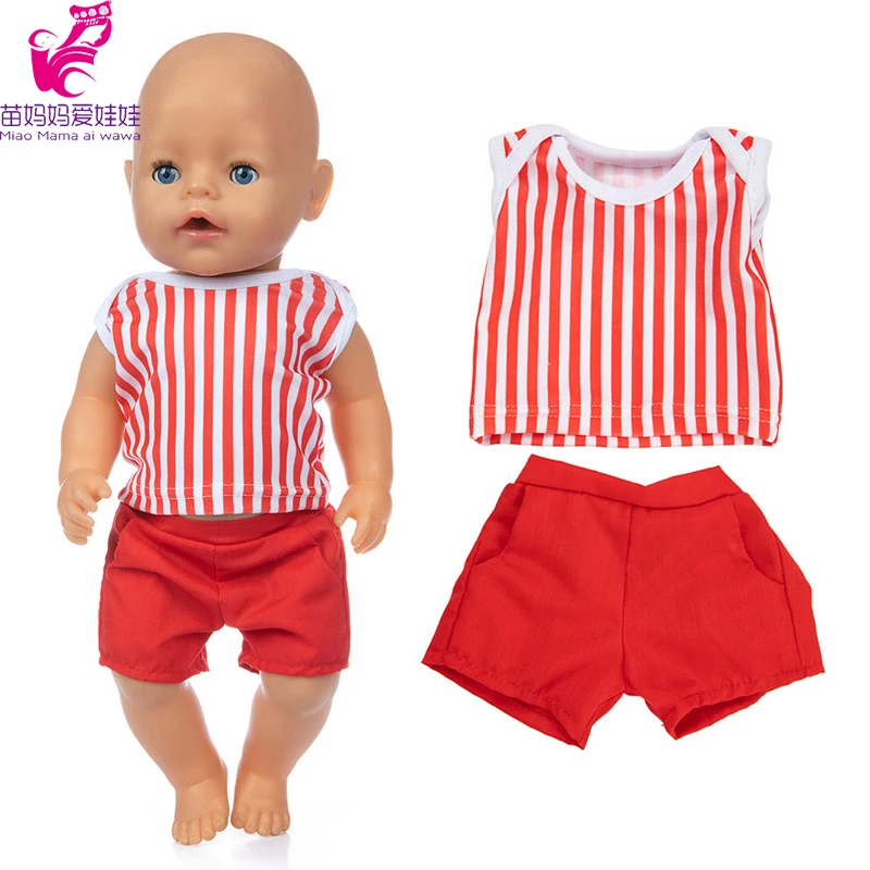 18-дюймовая Одежда для кукол девочек розовое белое фиолетовое кружевное