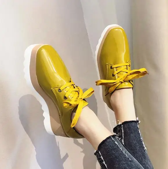 Летние 2020 новые дышащие сетчатые кроссовки на массивной платформе Обувь