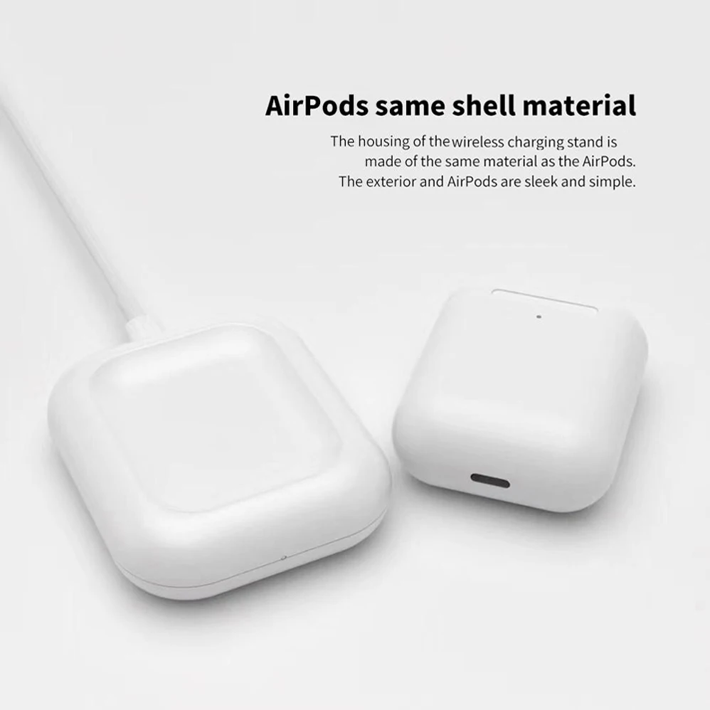 Быстрое беспроводное зарядное устройство док-станция для Apple Airpods 2 3 AirPods Pro iPhone 8Plus X XS XR Xs 11 макс. гарнитура Быстрая зарядка коврик