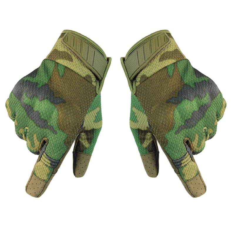

Men Outdoor Touchscreen Camouflage Gloves Motorcycle Breathable Non-Slip Mittens LX9E
