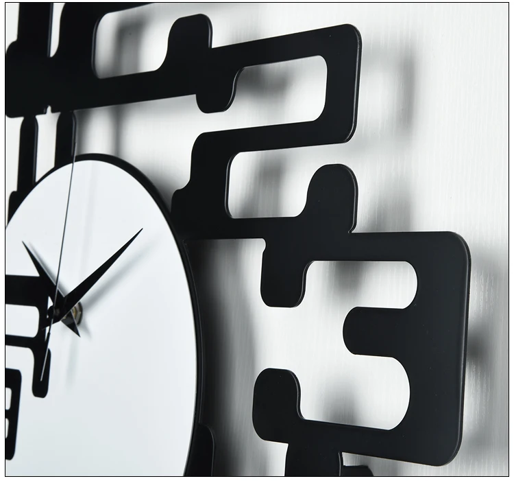 

Nordic 3D Wall Clock Metal Modern Living Room Wall Watches Home Decor Creative Art Industrial Decor Relogio De Parede Gift FZ623