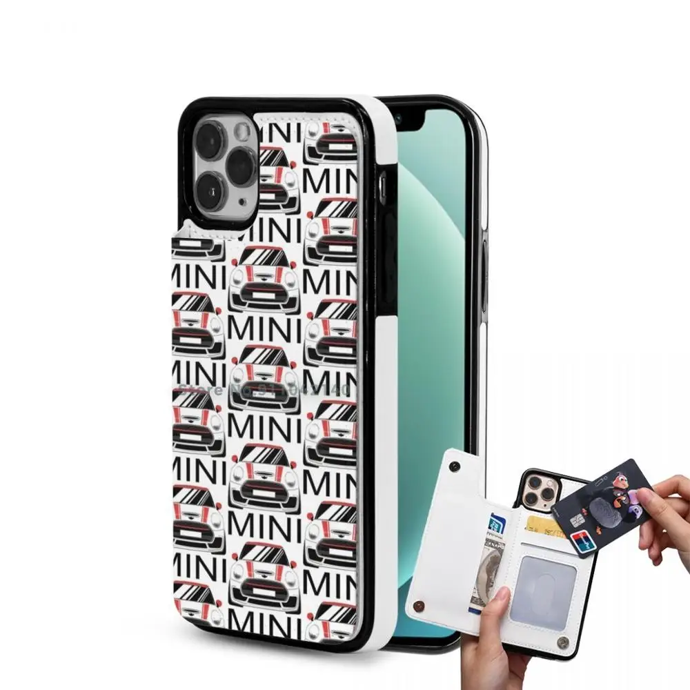 Clubman John Cooper Works 2017 кожаный чехол кошелек для телефона Iphone 12 11 Pro Max Mini Xs Xr 7 8 Plus