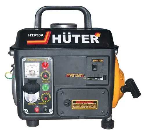 Portable gasoline generator Huter ht950a mini generators