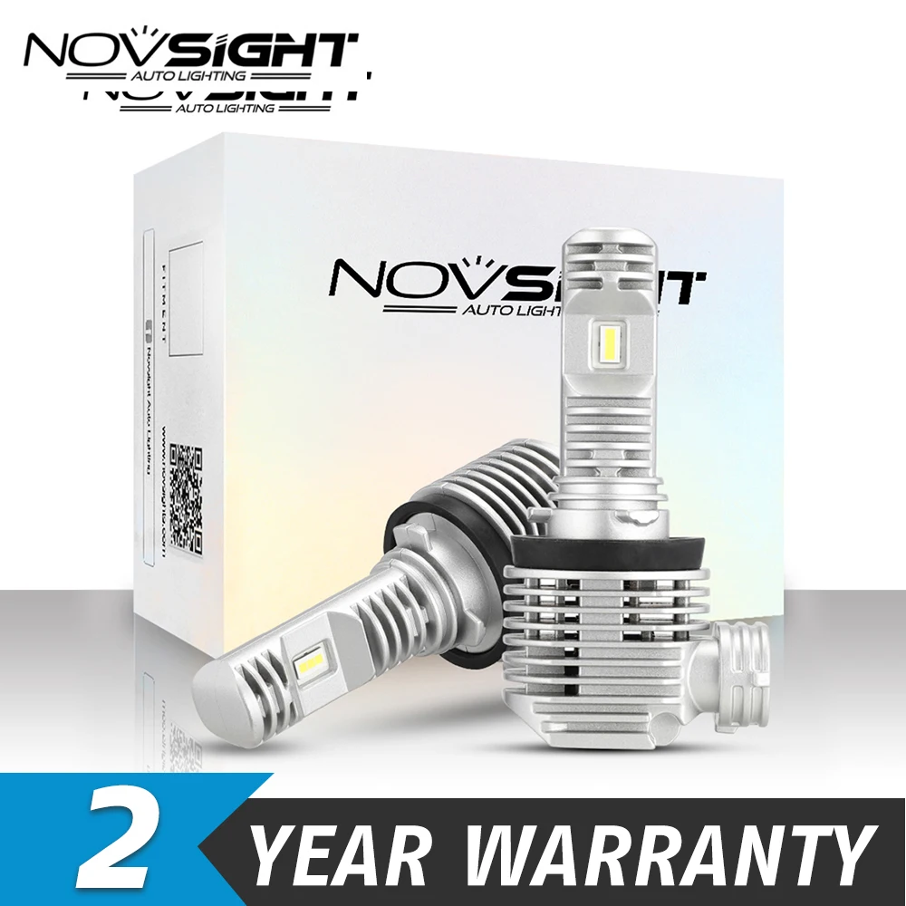 Novsight Автомобильный светодиодный светильник H11 40 Вт 8000LM 9005 9006 6000 К Авто фара