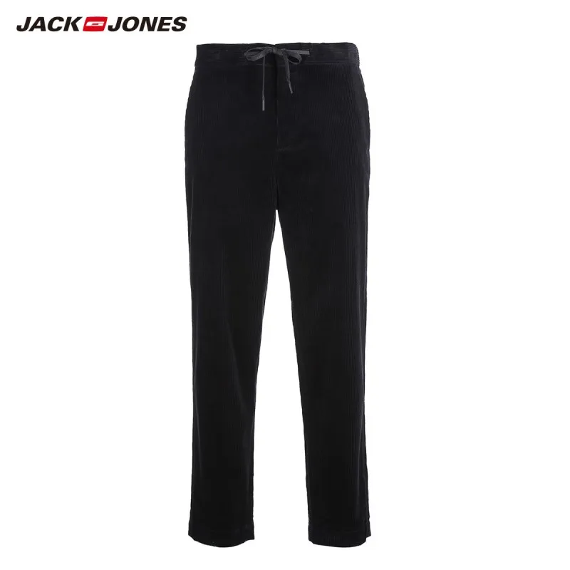 Мужские хлопковые Стрейчевые брюки JackJones 218314563 | Мужская одежда