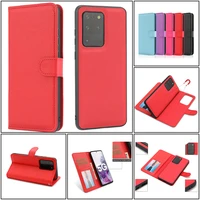 flip card slot wallet leather case for samsung galsxy note 20 9 8 s21 s20 fe s10 s9 ultra lite plus 5g bracket shockproof cover