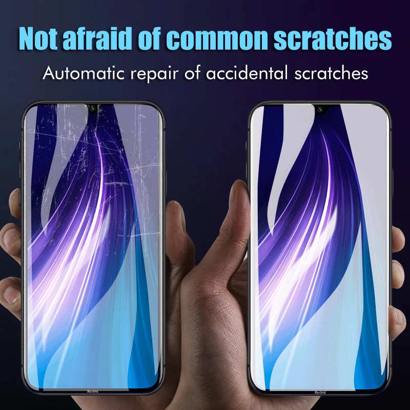 Защитная пленка для экрана Redmi K40 Pro Plus мягкая Гидрогелевая Xiaomi Note 5 5A 4X 9 4G 9Pro 7 7Pro 8