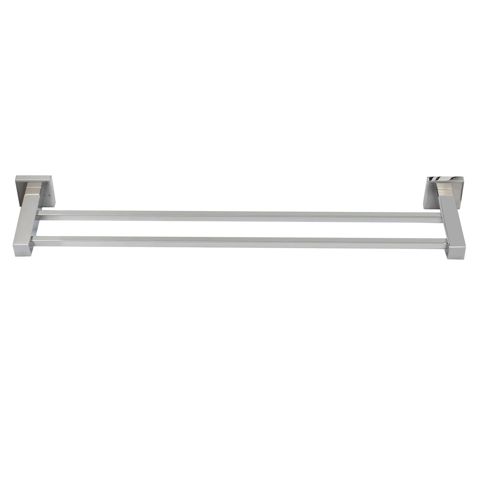 TANiCE Нержавеющая сталь двойной полотенцесушитель для ванной комнаты квадратный 2